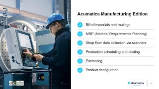 Introduction to Acumatica Manufacturing  Overview and Demo [upl. by Mcgrody]