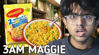 Do not cook MAGGIE at 3 AM Challenge [upl. by Ennahteb931]