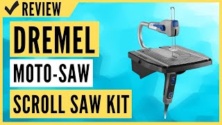 Dremel MS2001 MotoSaw Variable Speed Compact Scroll Saw Kit Review [upl. by Aidekal]