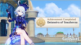 Deianeira of Snezhevna  Achievement  Local Legends  Patch 42  Genshin Impact [upl. by Enelav]