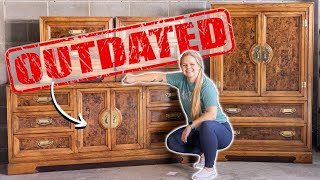 Updating Old Furniture On A Budget  Bedroom Furniture Set Makeover [upl. by Towill]