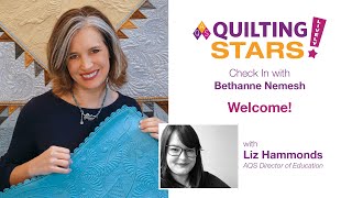 6 AQS Quilting Stars with Bethanne Nemesh [upl. by Eelirrem]