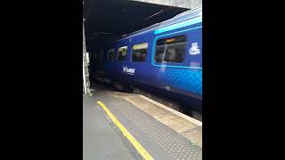 Scotrail Class 385037 departing Cambuslang station operating 2B95 Lanark  Glasgow Central [upl. by Abbey]