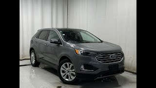 2022 Ford Edge Titanium AWD Review  Park Mazda [upl. by Nwahsek]