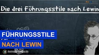 Führungsstile nach Lewin [upl. by Yeldah]