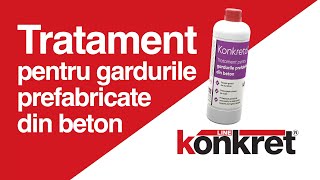 Konkretol  Tratament pentru gardurile prefabricate din beton [upl. by Pomfret]