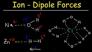 Ion Dipole Forces amp Ion Induced Dipole Interactions  Chemistry [upl. by Corron]