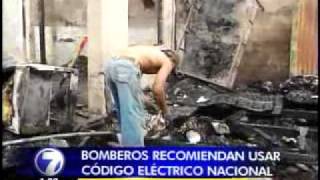 Errores en instalación eléctrica provocan numerosos incendios [upl. by Anirres545]