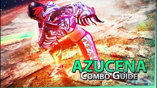 AZUCENA Combo Guide  TEKKEN 8 Outdated [upl. by Ytnom801]