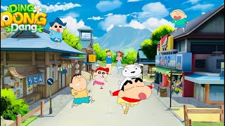 Crayon ShinChan Making IceCream For Friends And Challenging Task 3D SurajDJCC Dj CG [upl. by Anilrahc993]