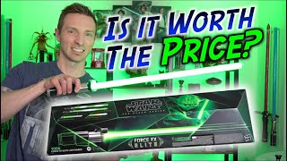 NEW Yoda Force FX Elite Lightsaber Is It Worth the Money [upl. by Odraode]