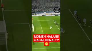 HALAND GAGAL PENALTY VS SPORTING SPORTING MANCHESTER CITY HIGHLIGHTS [upl. by Eniwtna]