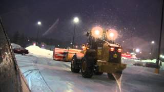 Deere 544K Plowing Snow [upl. by Wilde401]