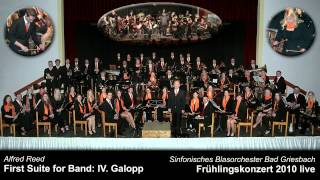 First Suite for Band IV Galopp  Sinfonisches Blasorchester Bad Griesbach 2010 [upl. by Ja414]