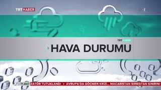 TRT Haber  Hava Durumu Jeneriği HD [upl. by Elleynad]