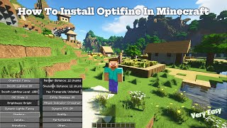 how to download optifine  How To Install Optifine In Minecraft  minecraft games [upl. by Hnoj]