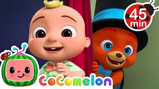 JJs Pantomime 🎩  CoComelon Animal Time  Animals for Kids [upl. by Orthman]