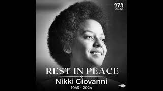 A Poetic Goodbye Honoring Nikki Giovanni’s Enduring Lega [upl. by Ronica]