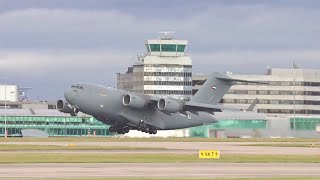 C17 departure 5h22m from Manchester Airport [upl. by Lenz]