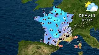 Prévision météo France pour demain le Vendredi 4 Octobre 2024 [upl. by Thissa]