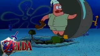 zelda games portrayed by spongebob main console [upl. by Ynaiffit]