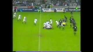 RUGBY WORLD CUP 1999 HIGHLIGHTS ENGLAND VS ALL BLACKS [upl. by Goar321]