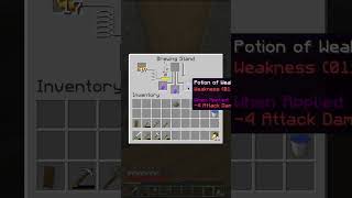 Quick Guide Crafting a Weakness Potion in Minecraft in 30 Seconds [upl. by Nhaj]