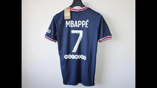 Collection PSG 2022 Football Maillot Jordan de Mbappé – Neuf [upl. by Imekawulo767]