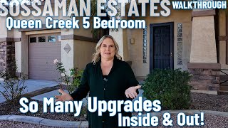 Inside Tour of 975000 home in Sossaman Estates  Queen Creek Arizona [upl. by Margaux]