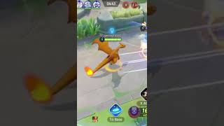 smiling14331 watch the fierce battle💥 pokemonunite with charizard [upl. by Rosalind]