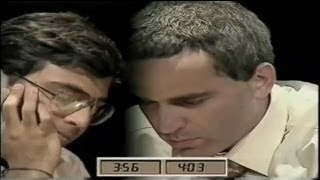 A Thriller Anand Vs Kasparov  1996 Blitz Chess Final [upl. by Marquardt]