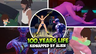 100 Years Life Simulator  Full Game  Kidnapped by Alien Ending [upl. by Haile]