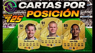 Mejores CARTAS por POSICION DE LA PREMIER LEAGUE EN EA FC 25 I Ultimate Team PS5 PS4XBOXPC [upl. by Romie770]