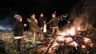 群馬県藤岡市 どんど焼きの日：2015 111 [upl. by Attaynik546]