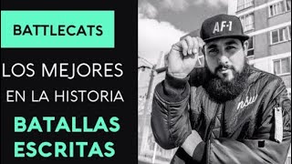 LOS 10 MEJORES EN LA HISTORIA DE BATALLAS ESCRITAS [upl. by Liebowitz77]