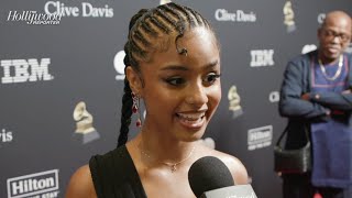 Tyla Spills Who She Wants to Meet at the Grammys amp How Aaliyah Influenced Her Music [upl. by Pero]