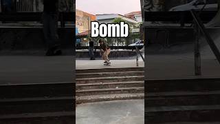 Manuella Moretti Detonando uma Bomba na Escada  Skateboard Girls  shorts short sports skate [upl. by Chretien]