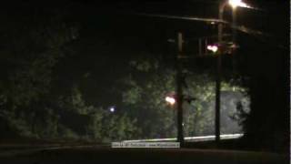 NECR Train Number 611 at Night in Amherst MA [upl. by Ayotna942]