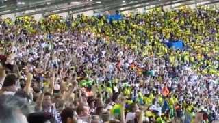 Third and fourth German goals celebration in the stadium in a single quick shot [upl. by Marcelle]