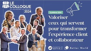 Valoriser ceux qui servent pour transformer l’expérience client et lexpérience collaborateur [upl. by Attennyl297]