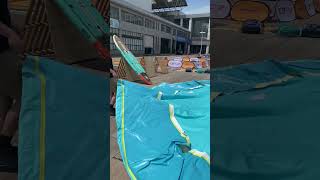 How to set up the inflatable above ground pool perfectly Inflatable swimming pool IPOOLGO [upl. by Etnoel]