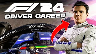 FIRST F1 24 GAMEPLAY  Driver Career Mode Ep 0 [upl. by Drazze]