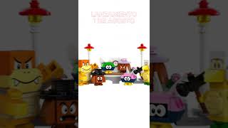 TREN DE BOWSER MARIO 71437 LEGO lego [upl. by Nnayllek]