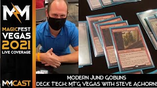 Modern Jund Combo Goblins Deck Tech from MTG Vegas with Steve Achorn [upl. by Divadleahcim]