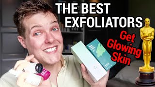 THE BEST EXFOLIATORS 2022  How To Exfoliate Face Safely [upl. by Ahsiekyt457]