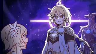 Desperate Measures  Aether and Lumine  a Genshin Impact Comic Dub [upl. by Sadye]