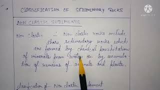 CLASSIFICATION OF SEDIMENTARY ROCKS ।। PART 2 ।। NON CLASTIC ROCKSअवसादी चट्टानों का वर्गीकरण 2 [upl. by Eastman]