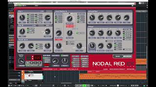 DSP56300 Emu  Nodal Red 2x  Clavia Nord Lead 2x Demo [upl. by Zarihs]