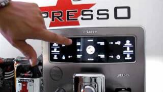 Saeco Xelsis Touch Screen from espressoitaliacomau [upl. by Torrey531]