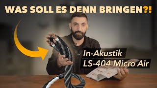 😅 Das Lautsprecherkabel Review mit Humor Inakustik Referenz LS404 Micro Air [upl. by Olney]